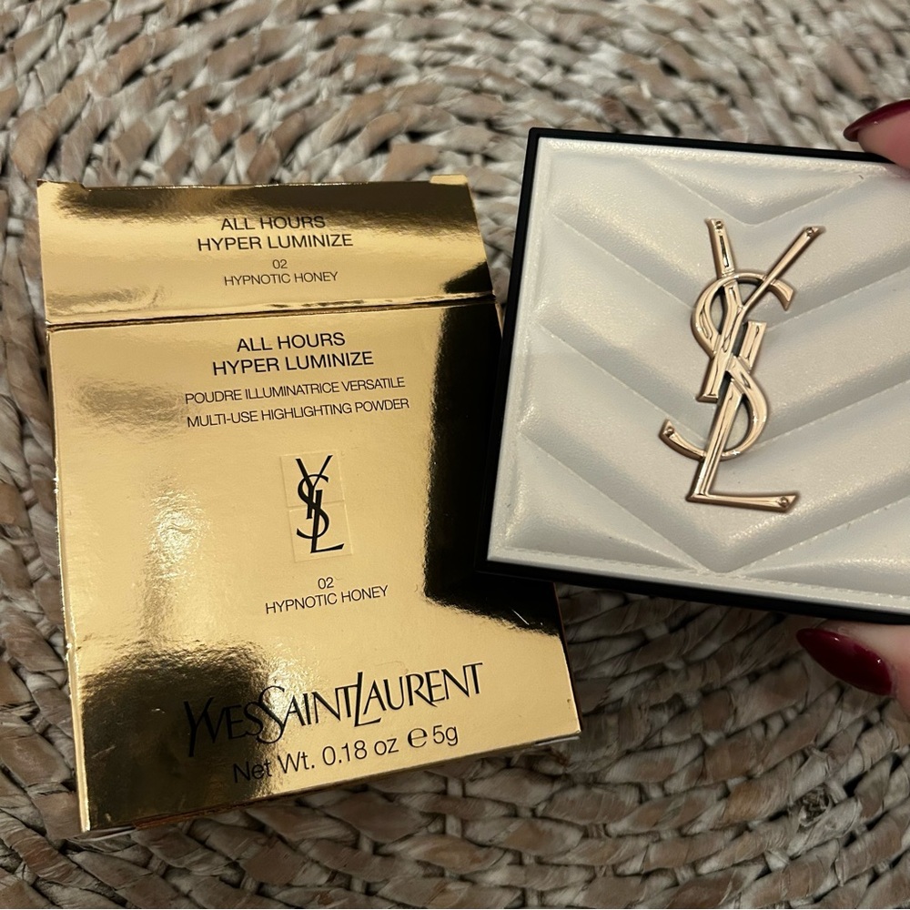 New YSL Hyper Luminize Powder Highlighter Hypnotic Honey Gold - Picture 3 of 3